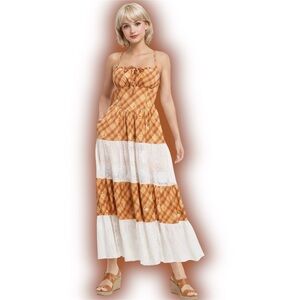 Studio Ghibli Howl's Moving Castle Icons Lace Panels Maxi Dress